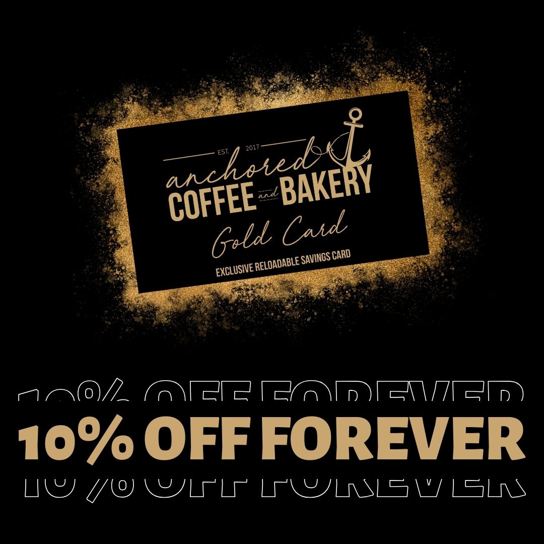 Anchored Gold Card - Anchored Coffee Company